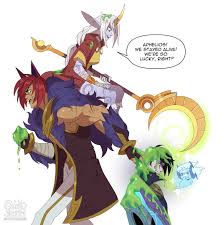 Soraka and Sett by Odeko-Yma on DeviantArt | Lol league of legends, League  of legends characters, League of legends memes
