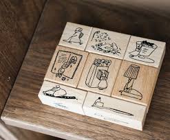 台灣Night's Embrace - 晚安_木頭印章山泥泥- Pinkoi