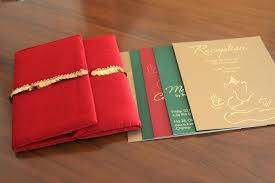 A Red Green Gold Invite By Muster Design Chennai And Mumbai Wedding Invitations Wedding Card Design Beautiful Wedding Invitations