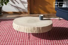 Live edge table round wood slice table tree slice table tree stump table tree trunk table round wood coffee table round end table. Natural Luka Tree Trunk Coffee Table 100 Natural Wood Pib