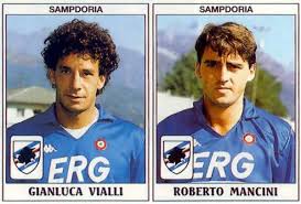 1990 world cup finals, rome, italy, 9th june, 1990, italy 1 v austria 0, italy's gianluca vialli (photo by bob thomas sports photography via getty images). Old School Panini Auf Twitter Gianluca Vialli Roberto Mancini Sampdoria 1990 Http T Co Veqrxngv1d