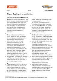 Beim erzählen geht es darum, textvorlagen für eigene schreibprodukte wie einen tagebucheintrag oder inneren monolog zu nutzen. Einen Sachtext Erschliessen 1 Schulbuch Plus Sek Deutsch Arbeitsblatt Cornelsen