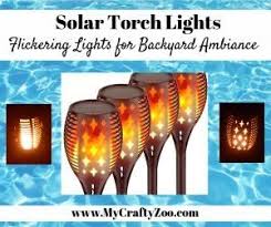 Solar Torch Lights Flickering Lights For Backyard Ambiance Torch Light Backyard Lighting Flickering Lights