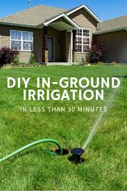 How to fix a sprinkler system. Diy In Ground Irrigation In Less Than 30 Minutes Gardening Know How S Blog