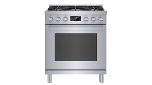 Turn the gas valve to the off position on the house line coming from the wall. Hgs8055uc Gas Freestanding Range Bosch