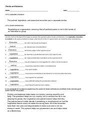 (make sure to watch the previous videos on the adjustments and. Checks And Balances Worksheet And Graphic Organizer Alora Powell Checks And Balances Name Date Use The Chart On The Back Of This Paper To Answer The Course Hero