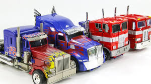The last knight and wil. Transformers Big Oversized Movie G1 Optimus Prime 4 Truck Vehicles Car Robots Toys Youtube