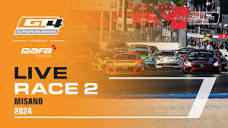 LIVE I Race 2 I Misano I GT4 European Series Powered by RAFA ...