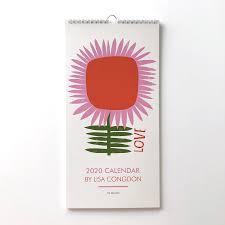2020 Wall Calendar By Lisa Congdon Kalender Design Kalender