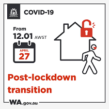 Roughly two million residents of the city must stay at home as of this evening. Wa Government The 3 Day Lockdown Of Perth Peel And Rottnest Will End As Planned At Midnight Tonight 12 01am Tuesday 27 April 2021 A Transition Period Will Be In Place For Perth