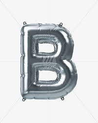 62 transparent png illustrations and cipart matching tin foil. B From Silver Foil Balloons Font On Yellow Images Creative Fonts