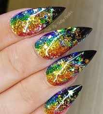 Maybe you would like to learn more about one of these? Rainbow Glitter Nails Perfect For Pride Society19