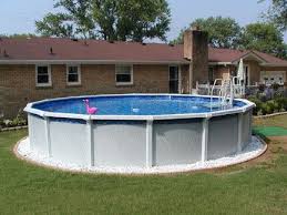 Above Ground Pool Ideas Above Ground Pool Landscaping Backyard Pool In Ground Pools