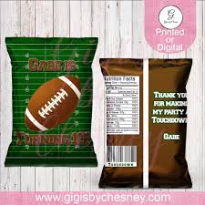 Chip Bag Birthday Nutrition Facts Label Template Football Chip Bags Treat Bags Football Treat Bags Sports Etsy Football Chips Chip Bags Football Treat Bags