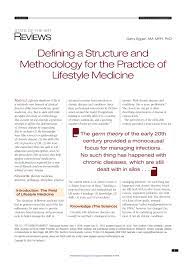 Personalized lifestyle medicine institute, 800 fifth avenue, suite 4100, seattle, wa 98104, usa. Pdf A Structure For Lifestyle Medicine