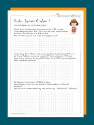 Sachaufgaben Grossen Und Geld In 2020 Matheaufgaben Rechnen Lernen Sachen