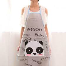 Hot Sale Women Cute Cartoon Apron Oil Waterproof Sleeveless Bust Apron Household Kitchen Cleaning Tools Accessory Free S Apron Aprons Vintage Bib Apron