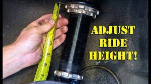 Once the vehicle is at your desired ride height, you may want to bolt the tires onto the axles to check for ground clearance and fender clearance. How To Adjust Coilovers Properly Youtube