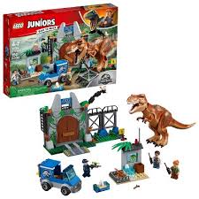 Lego Juniors Jurassic World T Rex Breakout 10758 Lego Jurassic World Lego Juniors Lego Junior Sets