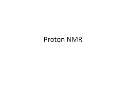 proton nmr