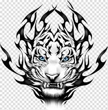 Our raster clipart is provided in high resolution transparent png format. White And Black Tiger Illustration White Tiger Martial Arts Tattoo Tiger Transparent Background Png Clipart Hiclipart