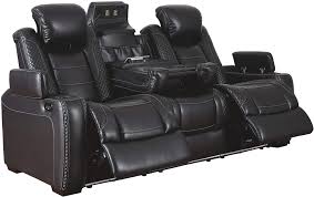 Check spelling or type a new query. Amazon Com Signature Design By Ashley Party Time Faux Leather Power Reclining Sofa With Led Lighting Black Furniture Decor