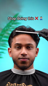 Middle Part Men Blow Dry Hair Clip