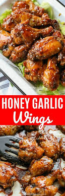We Cannot Get Enough Of These Honey Garlic Chicken Wings A Sweet And Slightly Spicy Sauce C Honey Garlic Chicken Wings Garlic Chicken Wings Wing Sauce Recipes