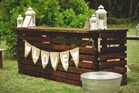 Complete with galvanized steel front, moss and birdcage detail with wood pallet bar backs. Pin On Bar