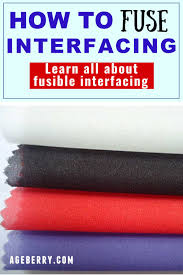 Ironing fusible interfacing to them could melt and burn them. How To Use Fusible Interfacing Tips And Tricks