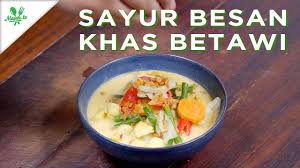 Selamat hari raya idul fitri.mohon maaf lahir batin 🙏🥰 pengen banget bikin sayur ini tuh yang kumplit gitu lho.pake trubuk dan kembang kol juga, tapi apalah daya belum bisa kesampaian juga 😊. Sayur Besan Khas Betawi Youtube