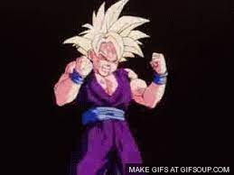Remember in rof, it hurted gohan to turn super saiyan because he. Gohan Gifs Get The Best Gif On Giphy