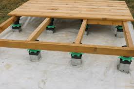 Plots 50 mm jouplast pour dalle et terrasse : Plots Reglables Pour Lambourdes Rullier Bois
