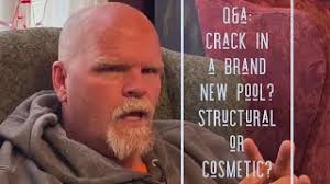 Q&A: Crack in a brand new pool? Structural or Cosmetic?