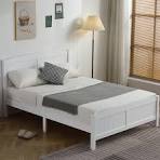 ‫Amazon.com: Karl home מסגרת מיטה מעץ מסגרת מיטה מלאה עם ראש ...‬‎