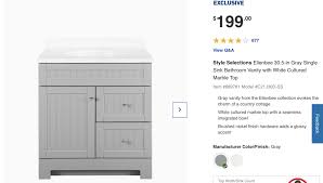 Look for cabinets that have doors, drawers, and shelves to provide spots for everything. Ellenbee Bathroom Cabinets Home Improvement Ideas