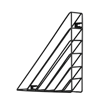 The piece is highly durable and comes in a black. Triangle Desk Book Holder Metal Modern Bookshelf Simple Wall Mounted Book Rack For Home Office Black In Magazine Racks From Furniture On Aliexpress Com Alibaba Group