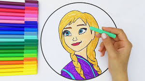 Elsa Cizgi Film Boyama Elsa Resimler Boyamalar Youtube