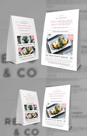 Restaurant Table Tent Table Tents Restaurant Tables Restaurant Menu Design