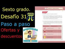 Solucionario de desafios matematicos 6to. Sexto Grado Desafio 31 Paso A Paso Ofertas Y Descuentos Youtube