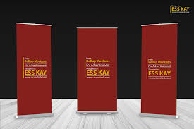 Free 3 Rollup Mockups For Advertisement A Graphic World Mockup Advertising Advertising Design
