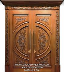 Tempat membeli ukuran pintu yang paling baik adalah yang memiliki banyak variasi. Pintu Rumah Utama Ukir Model Terbaru Afj 402 Nama Pintu Rumah Utama Ukir Model Terbaru Kode Door Glass Design Double Door Design Wooden Front Door Design