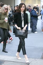 Lily Collins Out In New York Lily Collins Style Lily Collins Fashion
