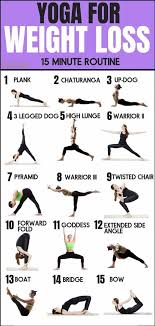 Yoga for weight loss.
