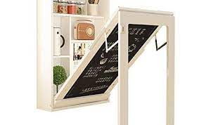 Zhirong Compact Fold Out Wall Mounted Convertible Workstation Desk Storage Multifunction Computer Desk Fold Away Desk Space Saving Furniture Folding Furniture