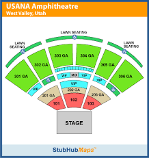 Usana Amphitheater Seating Chart 305 Related Keywords