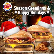From fire grilled burgers and crispy tenders to sides and deserts. Ho Ho Ho Have A Sensational Xmas Burger King Malaysia Facebook