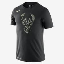 Authentic gear from fanatics is one of the best ways to unite with your fellow milwaukee bucks fans. Milwaukee Bucks Logo Men S Nike Dri Fit Nba T Shirt Nike Ae