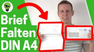 Hier finden sie briefe zu den unterschiedlichsten themen und lernen, wie man briefe richtig auf deutsch schreibt. Brief Falten A4 Ultimative Anleitung Wie Briefe Papier Fur Briefumschlag Din A4 Richtig Falten Youtube