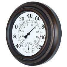 Shop for indoor wall thermometers at walmart.com. 8 Decorative Indoor Outdoor Patio Wall Thermometer Bronze Walmart Com Walmart Com